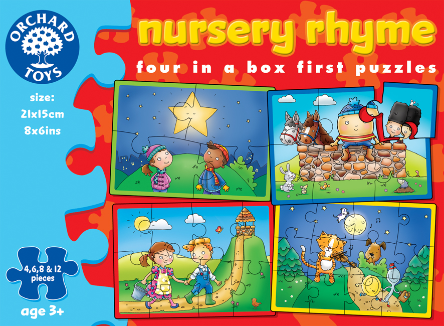 Nursery Rhyme - Four in a Box Progressive Puzzles, 4 - 6 ...