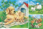 Little Animals (3 x 49 Pieces)