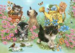Garden Kitties (35 Pieces)