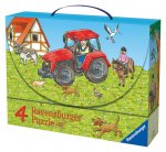 Every Day Life on the Farm (2 x 64 and 2 x 81 Piece Puzzles)