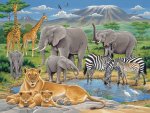 Animals In Africa Puzzle - 200pc