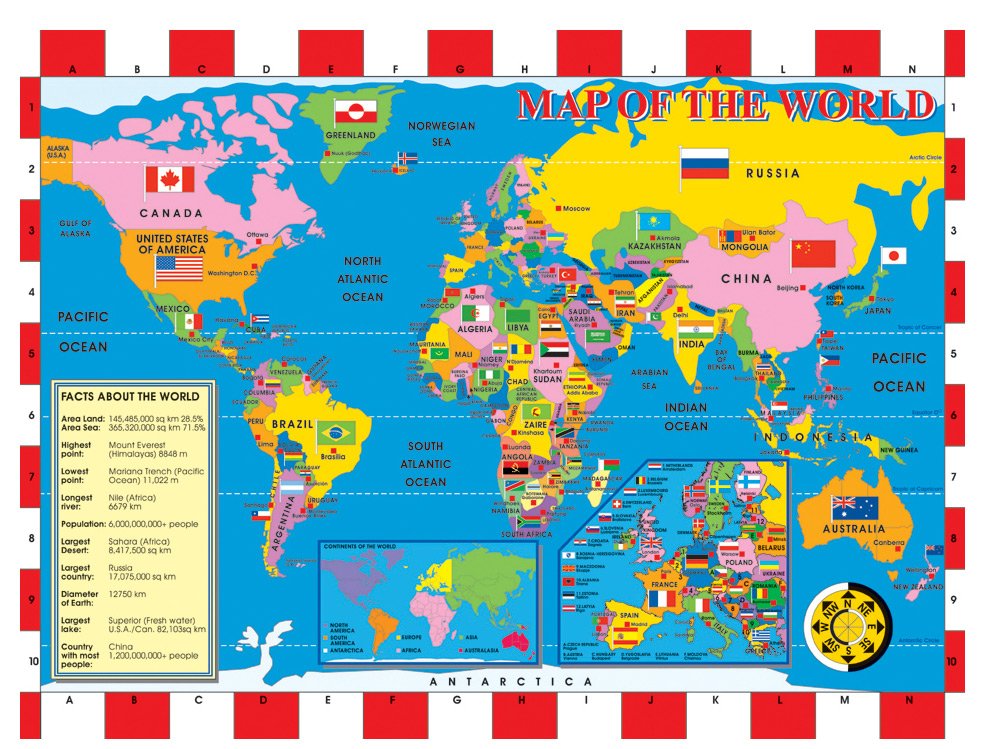 World Map Flags Puzzle 200pc 200 Pieces Jigsaw Puzzles The Puzzle
