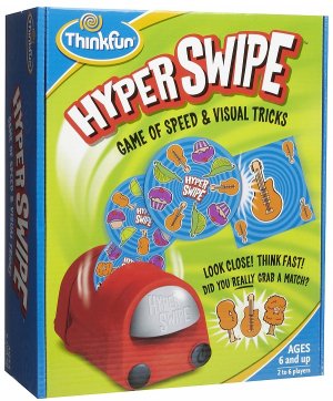 Think Fun Hyper Swipe Game of Speed & Visual Tricks 